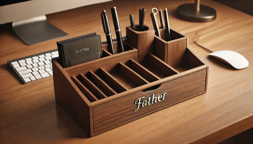 A Wooden Desk Organizer - 03