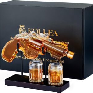 Elegant Whiskey Decanter Set With Smoker Kit 1