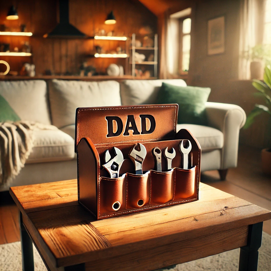 Handcrafted Leather Tool Holder - 02