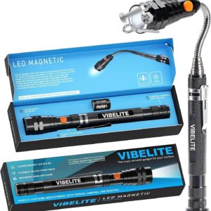 Magnetic Flashlight Tool Telescoping Pickup Gadget