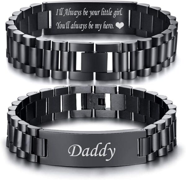 Masculine Link Bracelet Stainless Steel Jewelry 1