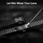 Masculine Link Bracelet Stainless Steel Jewelry 3