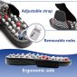 Reflexology Foot Massage Sandals Gifts for Dads brown ergonomic