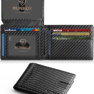 Slim RFID Wallet Leather Bifold Design