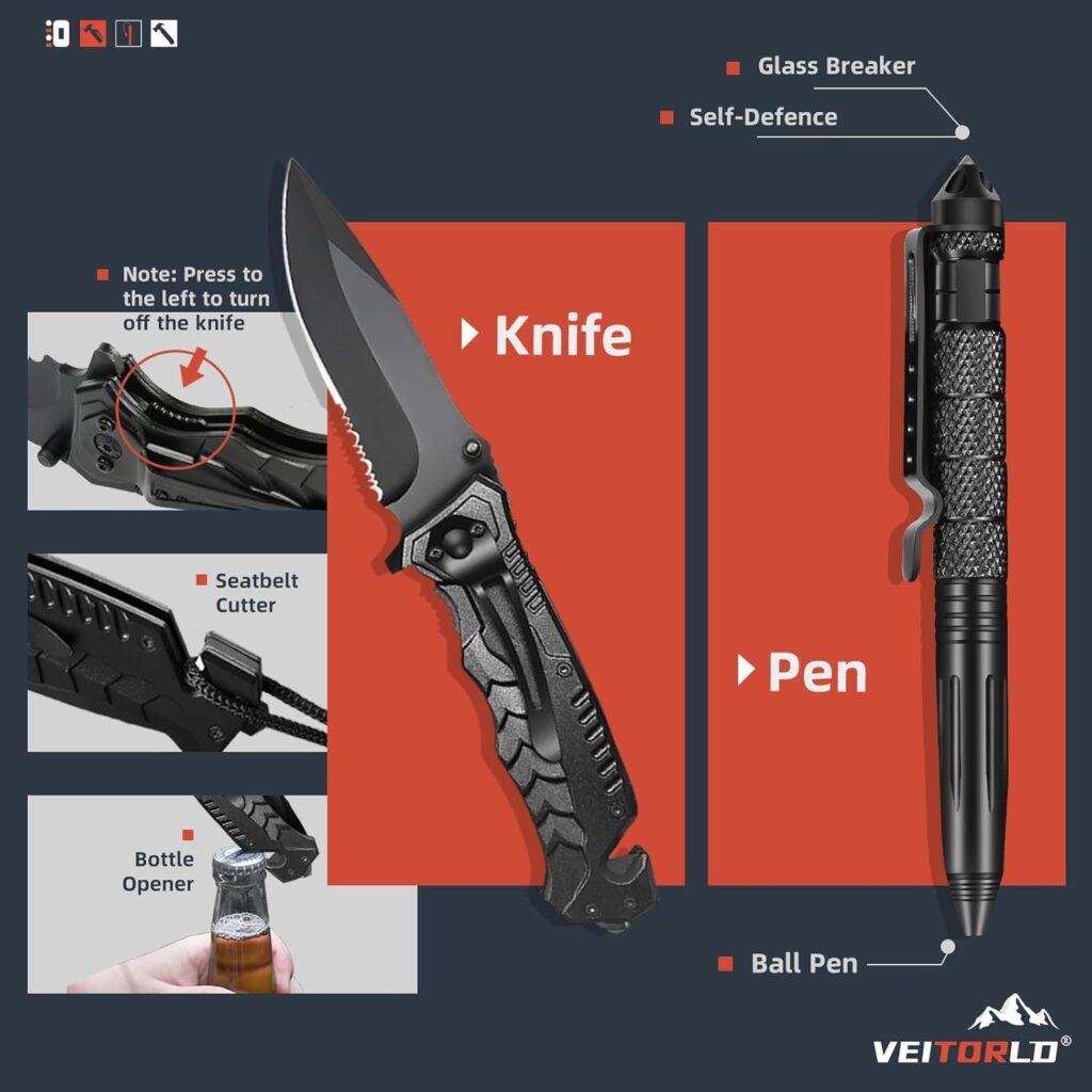 Survival Gear Kit Compact Emergency Tool 1