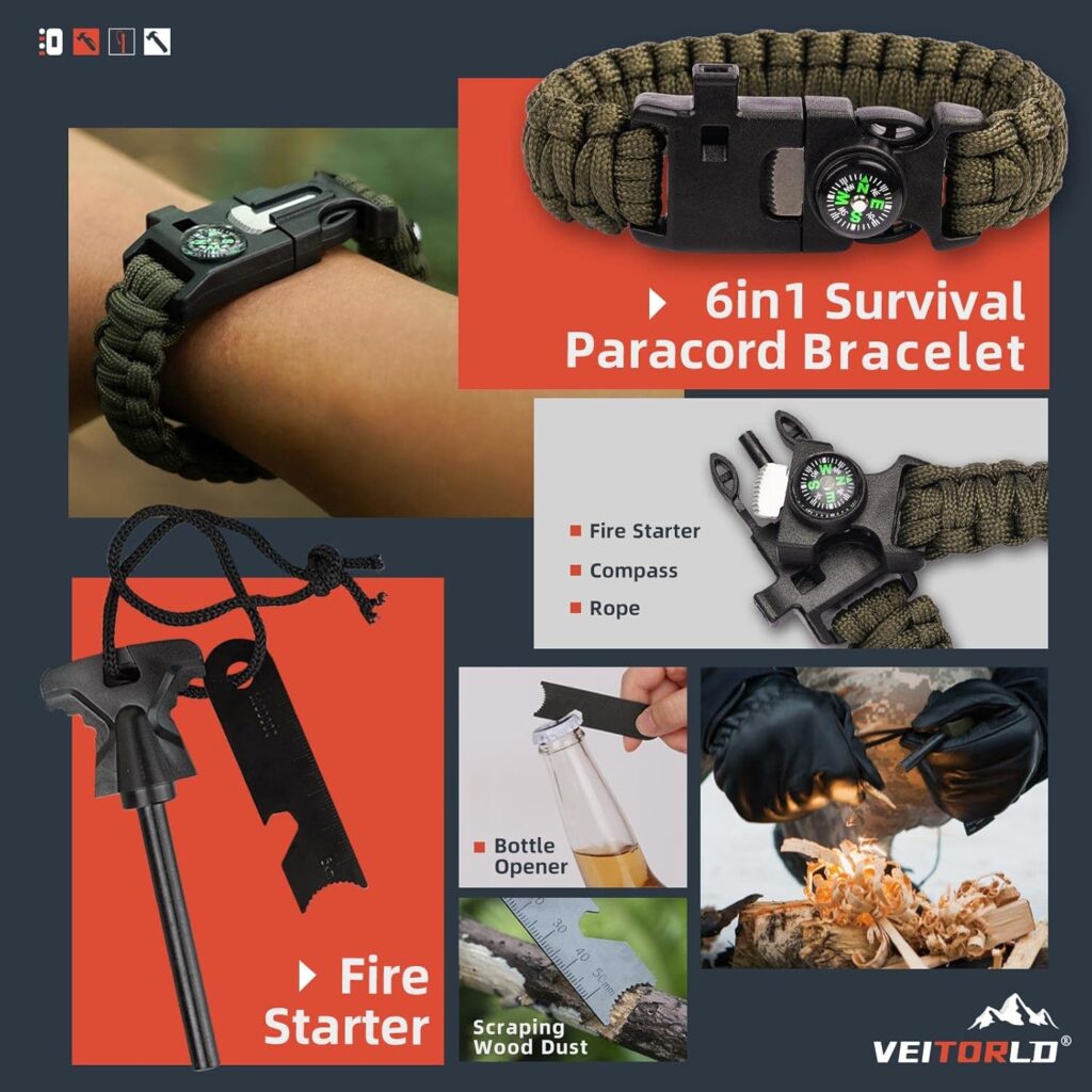 Survival Gear Kit Compact Emergency Tool 2