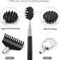 Telescoping Back Scratcher black detachable