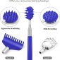 Telescoping Back Scratcher blue replaceable